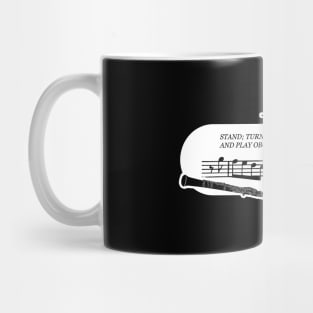 Oboe Orchestra Sheet Music Memes Mug